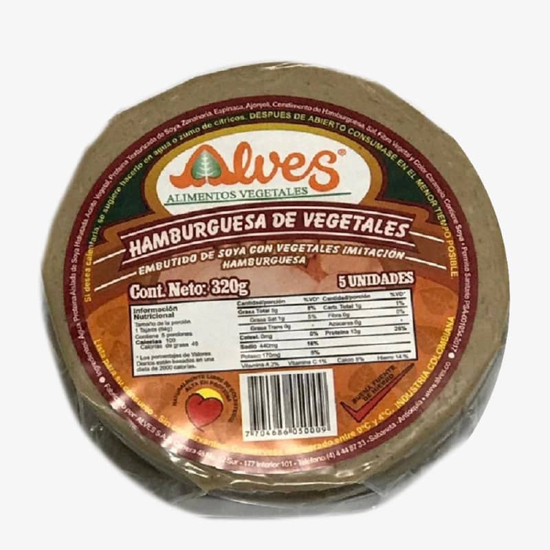 Hamburguesa de Vegetales