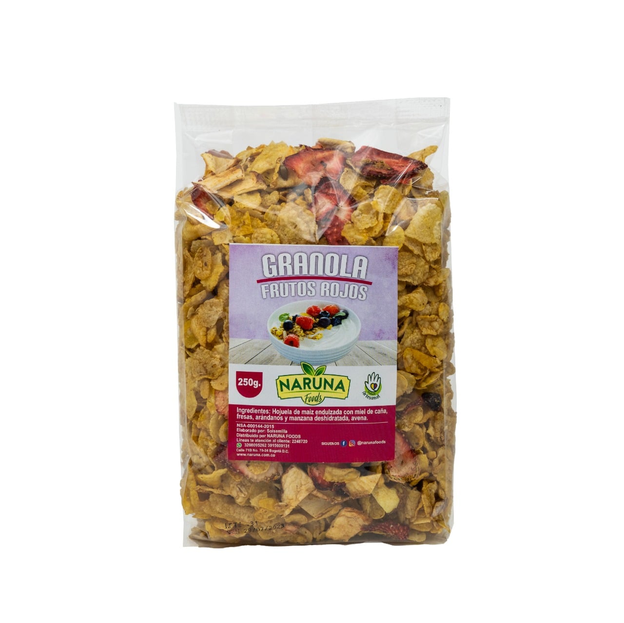 Granola Frutos Rojos