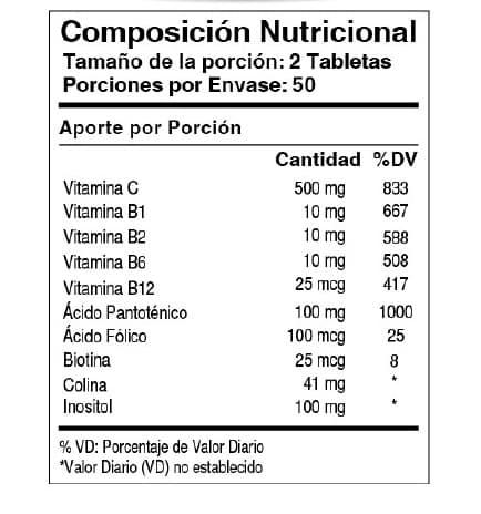 B-Complex with Vitamin C - Imagen 2