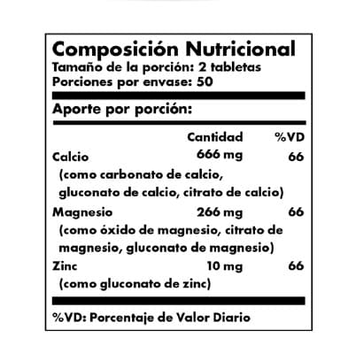 Calcium Magnesium Plus Zinc - Imagen 2