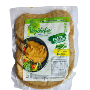 Filete Apanado Con Quinua Al Ajillo